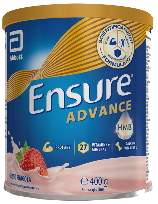 ENSURE ADVANCE FRAGOLA 400 G - Farmacianumberone.it