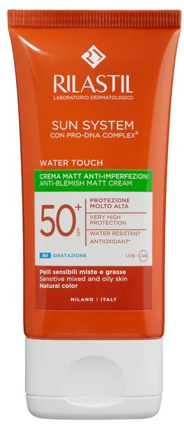 RILASTIL SUN SYSTEM WATER TOUCH MAT CREMA SPF50+ 50 ML - Farmacianumberone.it