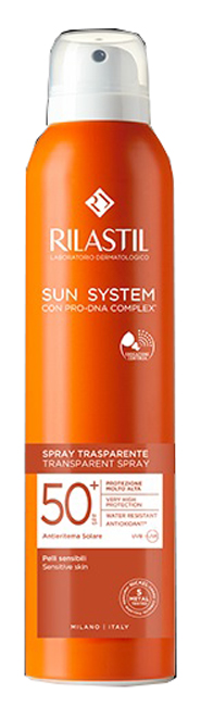 RILASTIL SUN SYSTEM TRASPARENT SPRAY SPF50+ 200 ML - Farmacianumberone.it
