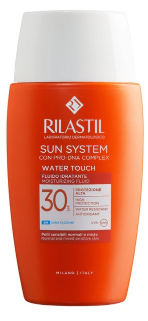 RILASTIL SUN SYSTEM WATER TOUCH FLUIDO SPF30 50 ML - Farmacianumberone.it