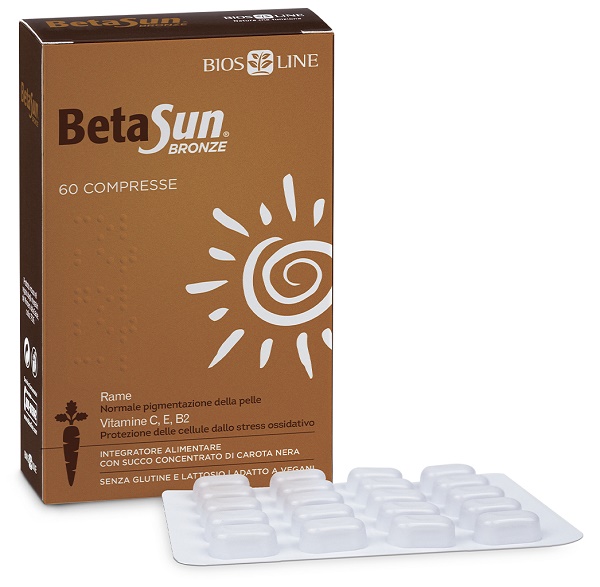 BIOSLINE BETASUN BRONZE 60 COMPRESSE - Farmacianumberone.it