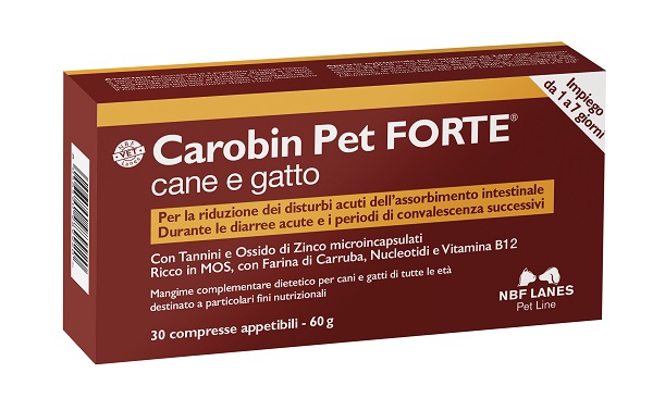 CAROBIN PET FORTE 30 COMPRESSE - Farmacianumberone.it
