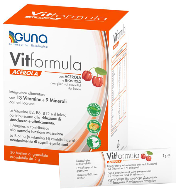 VITFORMULA ACEROLA 30 STICK 2 G - Farmacianumberone.it