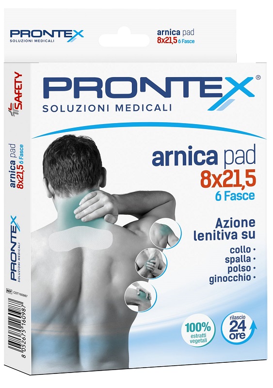 FASCIA PRONTEX ARNICA PAD 8 X 21 ,5 6 PEZZI - Farmacianumberone.it