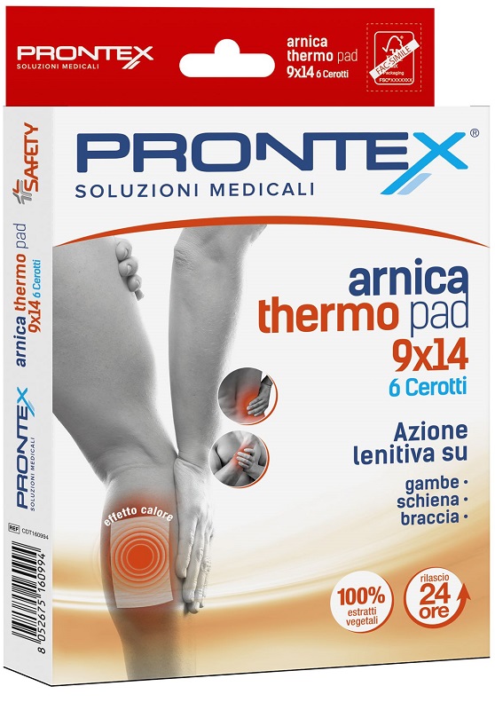 CEROTTO PRONTEX ARNICA THERO PAD 9 X 14 6 PEZZI - Farmacianumberone.it