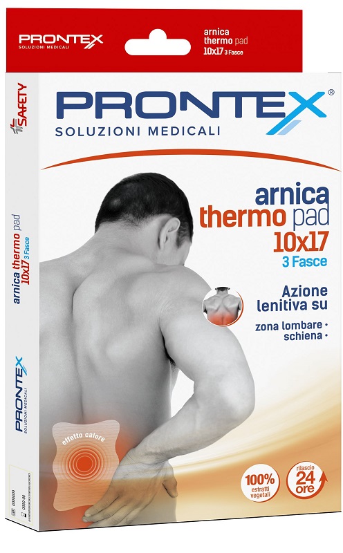 FASCIA PRONTEX ARNICA THERMO PAD 10 X 17 3 PEZZI - Farmacianumberone.it