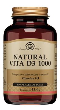 NATURAL VITA D3 1000 100 PERLE SOFTGEL - Farmacianumberone.it