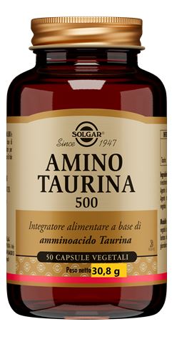 AMINO TAURINA 500 50 CAPSULE VEGETALI - Farmacianumberone.it