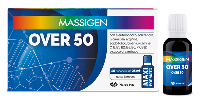 MASSIGEN OVER 50 10 FLACONI DA 25 ML - Farmacianumberone.it