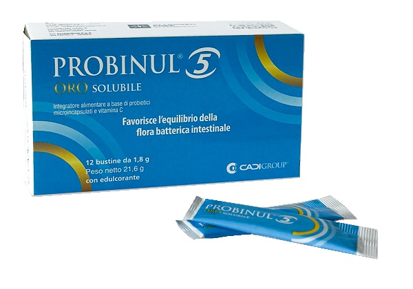 PROBINUL 5 OROSOLUBILE 12STICKPACK - Farmacianumberone.it
