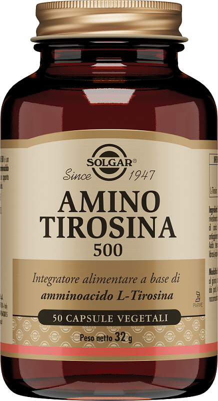 AMINO TIROSINA 500 50 CAPSULE VEGETALI - Farmacianumberone.it