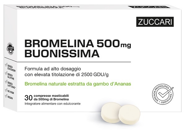 BROMELINA 500 BUONISSIMA 30 COMPRESSE - Farmacianumberone.it