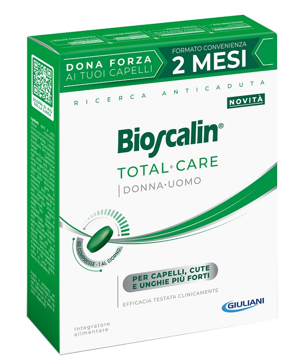 BIOSCALIN TOTAL CARE 60 COMPRESSE - Farmacianumberone.it
