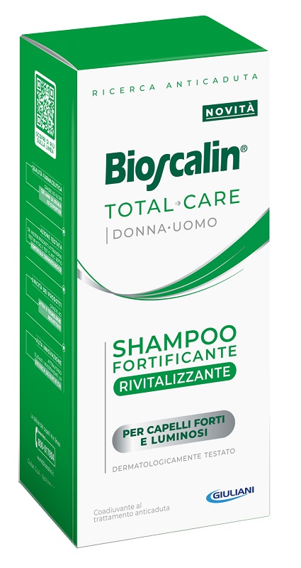 BIOSCALIN TOTAL CARE SHAMPOO FORTIFICANTE RIVITALIZZANTE 200 ML - Farmacianumberone.it