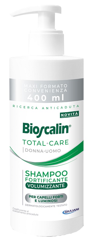 BIOSCALIN TOTAL CARE SHAMPOO FORTIFICANTE VOLUMIZZANTE 400 ML - Farmacianumberone.it