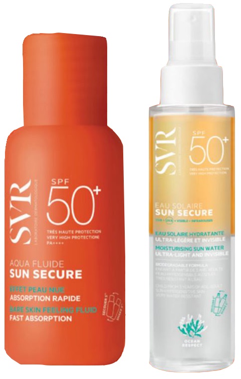 SUN SECURE SUMMER SET 2026 CON AQUA FLUIDE PROTEZIONE VISO 50 ML + EAU SOLAIRE PROTEZIONE CORPO 100 ML - Farmacianumberone.it