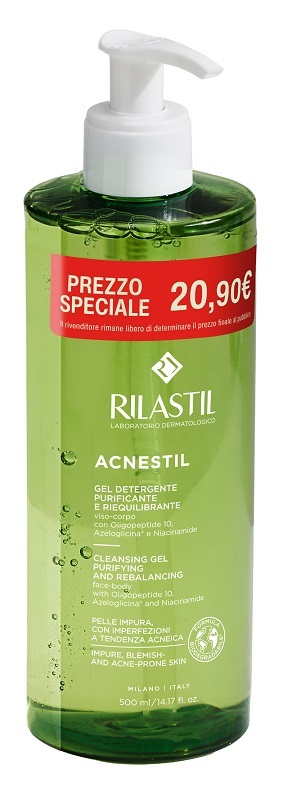RILASTIL ACNESTIL GEL DETERGENTE 500 ML SPECIAL PRICE - Farmacianumberone.it