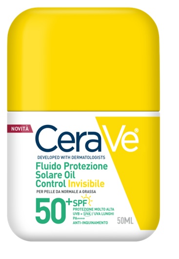 CERAVE FLUIDO PROTEZIONE SOLARE OIL CONTROL INVISIBILE SPF50+ 50 ML - Farmacianumberone.it