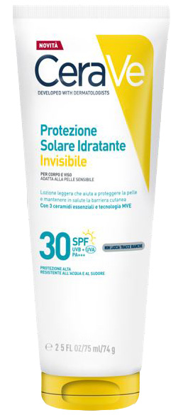 CERAVE PROTEZIONE SOLARE IDRATANTE INVISIBILE SPF30 75 ML - Farmacianumberone.it