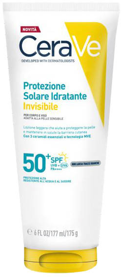 CERAVE PROTEZIONE SOLARE IDRATANTE INVISIBILE SPF50+ 177 ML - Farmacianumberone.it