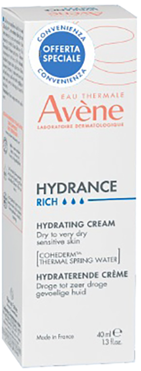 AVENE HYDRANCE CREMA RICCA 40 ML PREZZO SPECIALE 2026 - Farmacianumberone.it