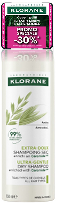 KLORANE SHAMPOO LATTE AVENA USO FREQUENTE 400 ML OFFERTA 2026 - Farmacianumberone.it