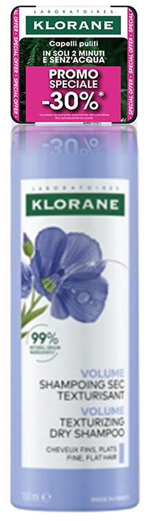 KLORANE SHAMPOO SECCO LINO 150 ML OFFERTA SPECIALE - Farmacianumberone.it