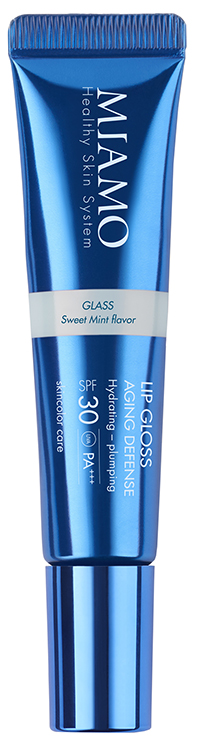 MIAMO SKINCOLOR CARE LIP GLOSS AGING DEFENSE SPF 30+ GLASS SWEET MINT FLAVOR 15 ML - Farmacianumberone.it