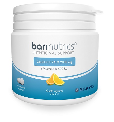 BARINUTRICS CALCIO CITRATO ARANCIA LIMONE ITA 90 COMPRESSE - Farmacianumberone.it