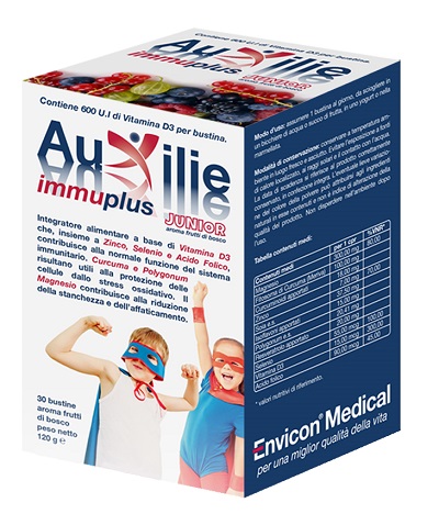 AUXILIE IMMUPLUS JUNIOR SOLUBILE 30 BUSTINE - Farmacianumberone.it