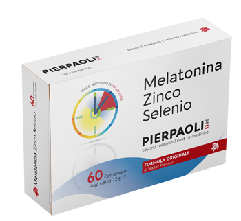 MELATONINA ZINCO SELENIO PIERPAOLI 60 COMPRESSE - Farmacianumberone.it