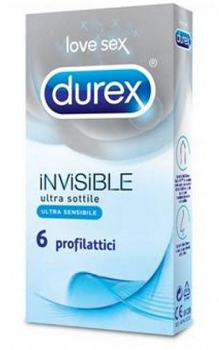 DUREX INVISIBLE PROFILATTICO 6 PEZZI - Farmacianumberone.it