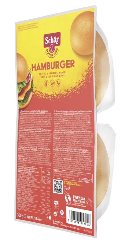 SCHAR PANINI HAMBURGER 4X75G - Farmacianumberone.it