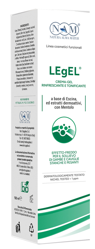 LEGEL CREMA-GEL RIFRESCANTE E TONIFICANTE PER GAMBE 150 ML - Farmacianumberone.it