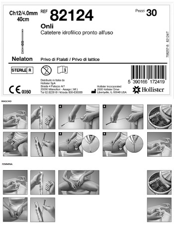 CATETERE IDROFILICO ONLI PRONTO ALL'USO 40 CM CH 12 30 PEZZI - Farmacianumberone.it