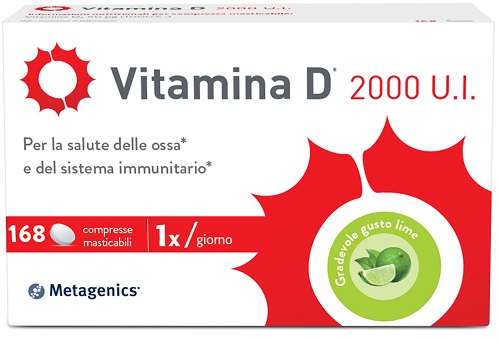 VITAMINA D 2000 UI 168 COMPRESSE MASTICABILI - Farmacianumberone.it