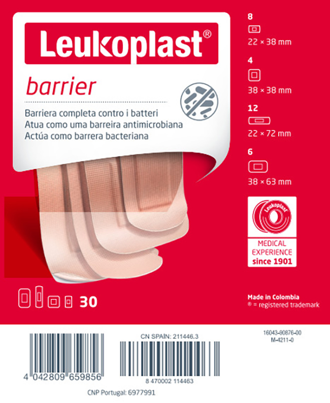 LEUKOPLAST BARRIER 30 PEZZI ASSORTITI - Farmacianumberone.it