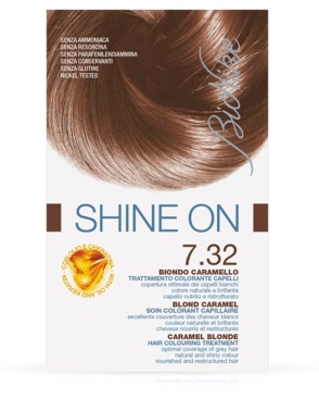 BIONIKE SHINE ON TRATTAMENTO COLORANTE CAPELLI BIONDO CARAMELLO 7.32 - Farmacianumberone.it