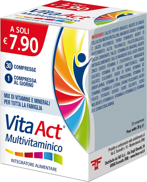 VITA ACT MULTIVITAMINICO 30 COMPRESSE - Farmacianumberone.it
