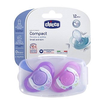CHICCO SUCCHIETTO COMPACT GIRL S 16-36 MESI 2 PEZZI - Farmacianumberone.it