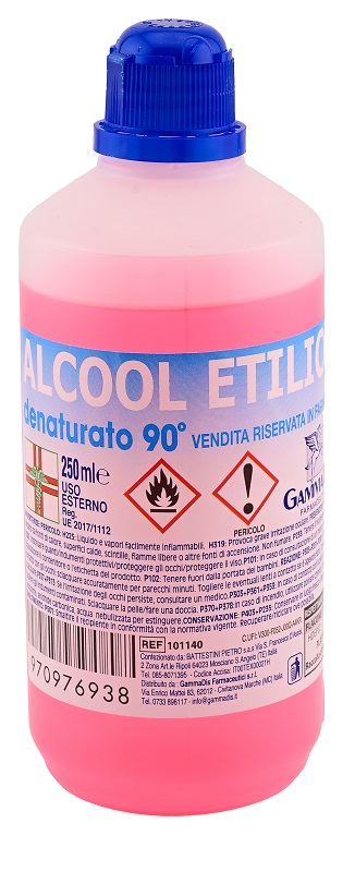 ALCOOL ETILICO DENATURATO 90% 250 ML - Farmacianumberone.it