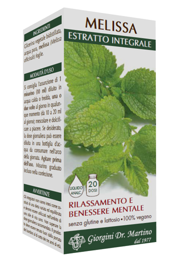 MELISSA ESTRATTO INTEGRALE 200 ML - Farmacianumberone.it