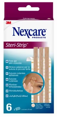 CEROTTO PER SUTURA STERI STRIP SKIN 6X75 MM 6 STRISCE - Farmacianumberone.it