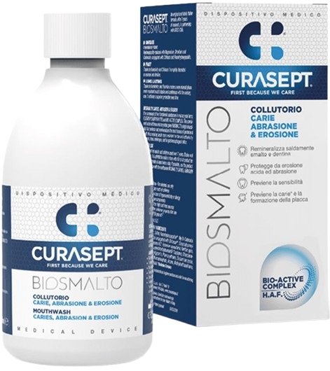 CURASEPT BIOSMALTO COLLUTORIO CARIE ABRASIONE&EROSIONE 300 ML - Farmacianumberone.it