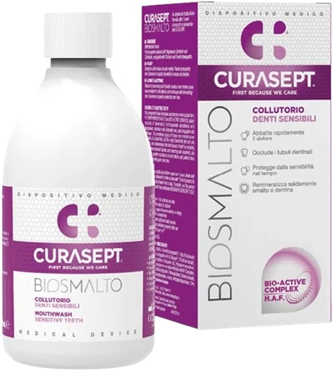 CURASEPT BIOSMALTO COLLUTORIO DENTI SENSIBILI 300 ML - Farmacianumberone.it