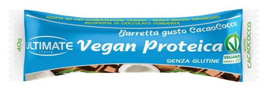 BARRETTA VEGAN PROTEIC CACAO/COCCO 40 G - Farmacianumberone.it