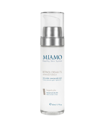 MIAMO LONGEVITY PLUS RETINOL CREAM 1% ADVANCED FORMULA 50 ML - Farmacianumberone.it
