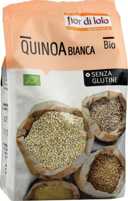 FIOR DI LOTO QUINOA BIANCA SENZA GLUTINE BIO 400 G - Farmacianumberone.it