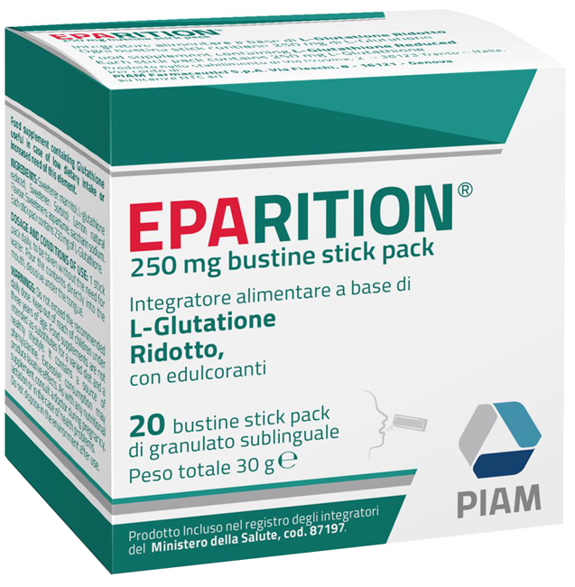 EPARITION 20 BUSTINE STICK PACK DA 250 MG DI GRANULATO SUBLINGUALE - Farmacianumberone.it