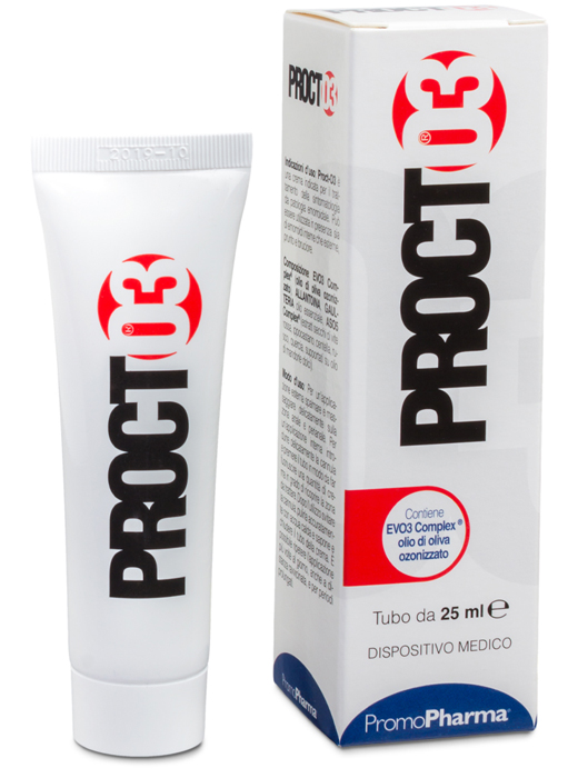 PROCTO3 CREMA PER TRATTAMENTO EMORROIDI 25 ML - Farmacianumberone.it